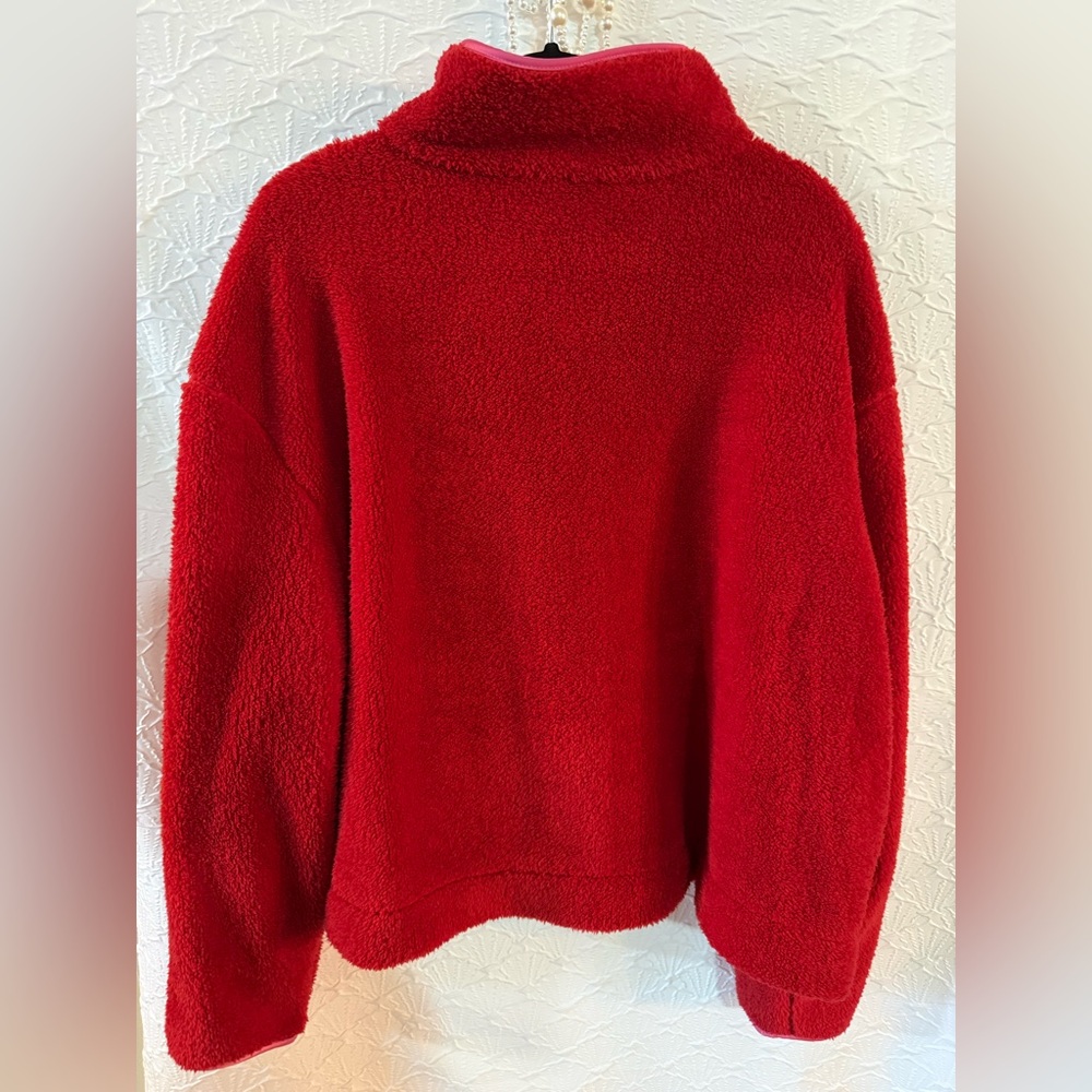 crown & ivy Red and Pink Pullover Fleece with Pink Pants - Picture 5 of 5